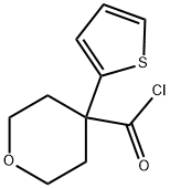 四氢吡喃-4-羧酸噻吩酯 结构式