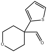 四氢吡喃-4-羧酸噻吩酯 结构式