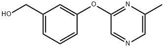 3-[(6-Methylpyrazin-2-yl)oxy]benzyl alcohol 结构式