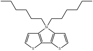 4,4-二己基-4H-二噻吩并噻咯 结构式