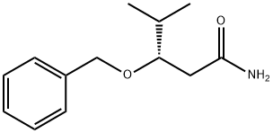 (S)-3-(BENZYLOXY)-4-METHYLPENTANAMIDE 结构式