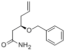 (R)-3-(BENZYLOXY)HEX-5-ENAMIDE 结构式