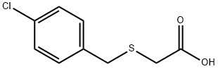 [(4-氯苄基)硫代]乙酸 结构式