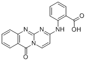 2-(10-OXO-10H-1,4A,9-TRIAZA-ANTHRACEN-2-YLAMINO)-BENZOIC ACID 结构式