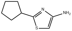 2-环戊基4-氨基噻唑 结构式