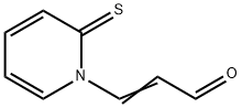 2-Propenal,  3-(2-thioxo-1(2H)-pyridinyl)- 结构式