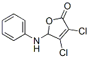 2(5H)-Furanone,  3,4-dichloro-5-(phenylamino)- 结构式