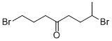 1,7-DIBROMO-OCTAN-4-ONE 结构式