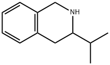 Isoquinoline, 1,2,3,4-tetrahydro-3-(1-methylethyl)- (9CI) 结构式