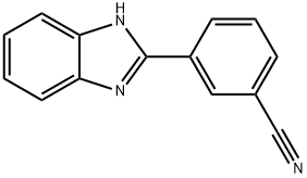 3-(1H-苯并[D]咪唑-2-基)苯甲腈 结构式