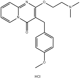 8-(2-dimethylaminoethoxy)-9-[(4-methoxyphenyl)methyl]-1,7-diazabicyclo[4.4.0]deca-2,4,6,8-tetraen-10-one 结构式