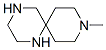 1,4,9-Triazaspiro[5.5]undecane,9-methyl-(9CI) 结构式