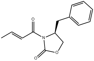 (4S)-N-巴豆酰基-4-异丙基-2-恶唑烷酮 结构式