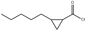 Cyclopropanecarbonyl chloride, 2-pentyl- (7CI) 结构式