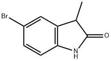 2H-INDOL-2-ONE,5-BROMO-1,3-DIHYDRO-3-METHYL- 结构式