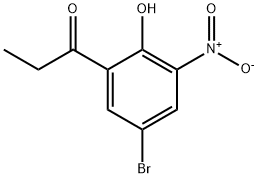 1-(5-溴-2-羟基-3-硝基苯基)丙-1-酮 结构式