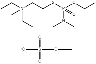 O-ethyl N,N-dimethylamino-S-(2-diethylaminoethyl)thiophosphate 结构式