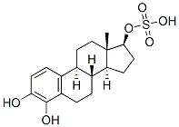 4-hydroxyestradiol 17-sulfate 结构式