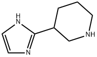 3-(1H-咪唑-2-基)-哌啶 结构式