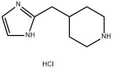 4-[(1H-咪唑-2-基)甲基]哌啶二盐酸盐 结构式