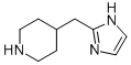 4-(1H-IMIDAZOL-2-YLMETHYL)-PIPERIDINE 结构式