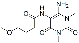 Butanamide,  N-(6-amino-1,2,3,4-tetrahydro-1,3-dimethyl-2,4-dioxo-5-pyrimidinyl)-4-methoxy- 结构式