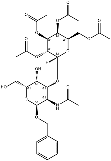 Benzyl 2-acetamido-3-O-(2,3,4,6-tetra-O-acetyl-b-D-galactopyranosyl)-2-deoxy-a-D-galactopyranoside