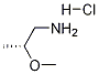 (R)-2-甲氧基丙-1-胺盐酸盐 结构式