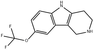 8-(三氟甲氧基)-2,3,4,5-四氢-1H-吡啶并[4,3-B]吲哚 结构式