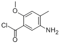 Benzoyl chloride, 5-amino-2-methoxy-4-methyl- (9CI) 结构式