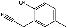 Acetonitrile, (6-amino-m-tolyl)- (7CI) 结构式