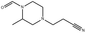 1-Piperazinecarboxaldehyde,4-(2-cyanoethyl)-2-methyl-(7CI) 结构式