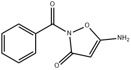 5-氨基-2-苯甲酰异恶唑-3(2H)-酮 结构式