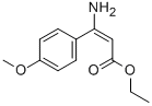 3-AMINO-3-(4-METHOXYPHENYL)-2-PROPENOIC ACID ETHYL ESTER 结构式