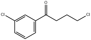 4-CHLORO-1-(3-CHLOROPHENYL)-1-OXOBUTANE 结构式