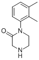 1-(2,3-DIMETHYL-PHENYL)-PIPERAZIN-2-ONE 结构式