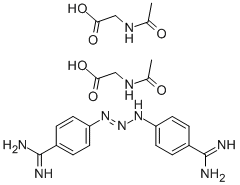 二乙酰胺三氮脒 结构式
