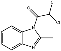Benzimidazole, 1-(dichloroacetyl)-2-methyl- (7CI) 结构式