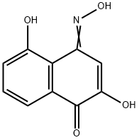 1,4-Naphthoquinone, 2,5-dihydroxy-, 4-oxime (7CI) 结构式