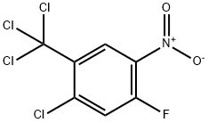 2-氯-4-氟-5-硝基三氯甲苯 结构式