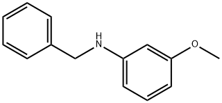 N-(3-甲氧基苯基)苄胺 结构式
