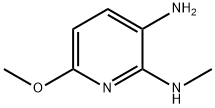 3-氨基-2-甲氨基-6-甲氧基吡啶 结构式