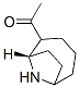 Ethanone, 1-(9-azabicyclo[4.2.1]non-2-yl)-, (1S-endo)- (9CI) 结构式