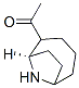 Ethanone, 1-(9-azabicyclo[4.2.1]non-2-yl)-, (1R-exo)- (9CI) 结构式