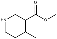 甲基4-甲基六氢吡啶-3-羧酸酯盐酸盐 结构式