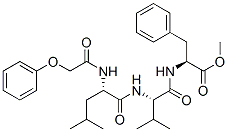 phenyloxyacetyl-leucyl-valyl-phenylalanine methyl ester 结构式