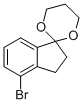 4-Bromo-1,1-(propylenedioxo)-indane 结构式