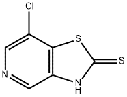 7-氯噻唑并[4,5-C]吡啶-2-硫醇 结构式