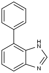 1H-Benzimidazole,7-phenyl-(9CI) 结构式