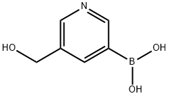 5-(羟甲基)吡啶-3-硼酸 结构式